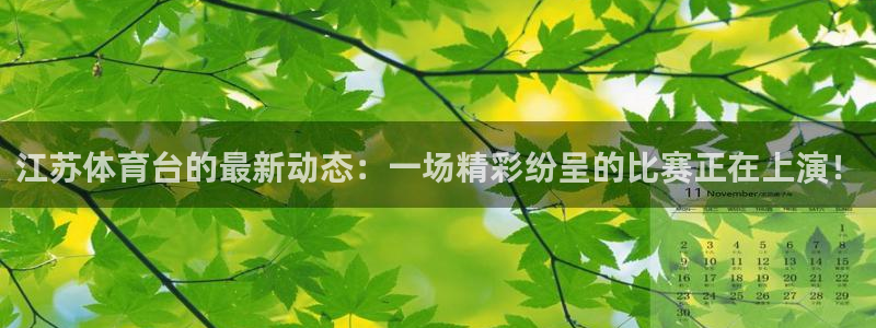 江苏体育台的最新动态：一场精彩纷呈的比赛正在上演！